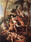 Nicolas Poussin Pan and Syrinx painting